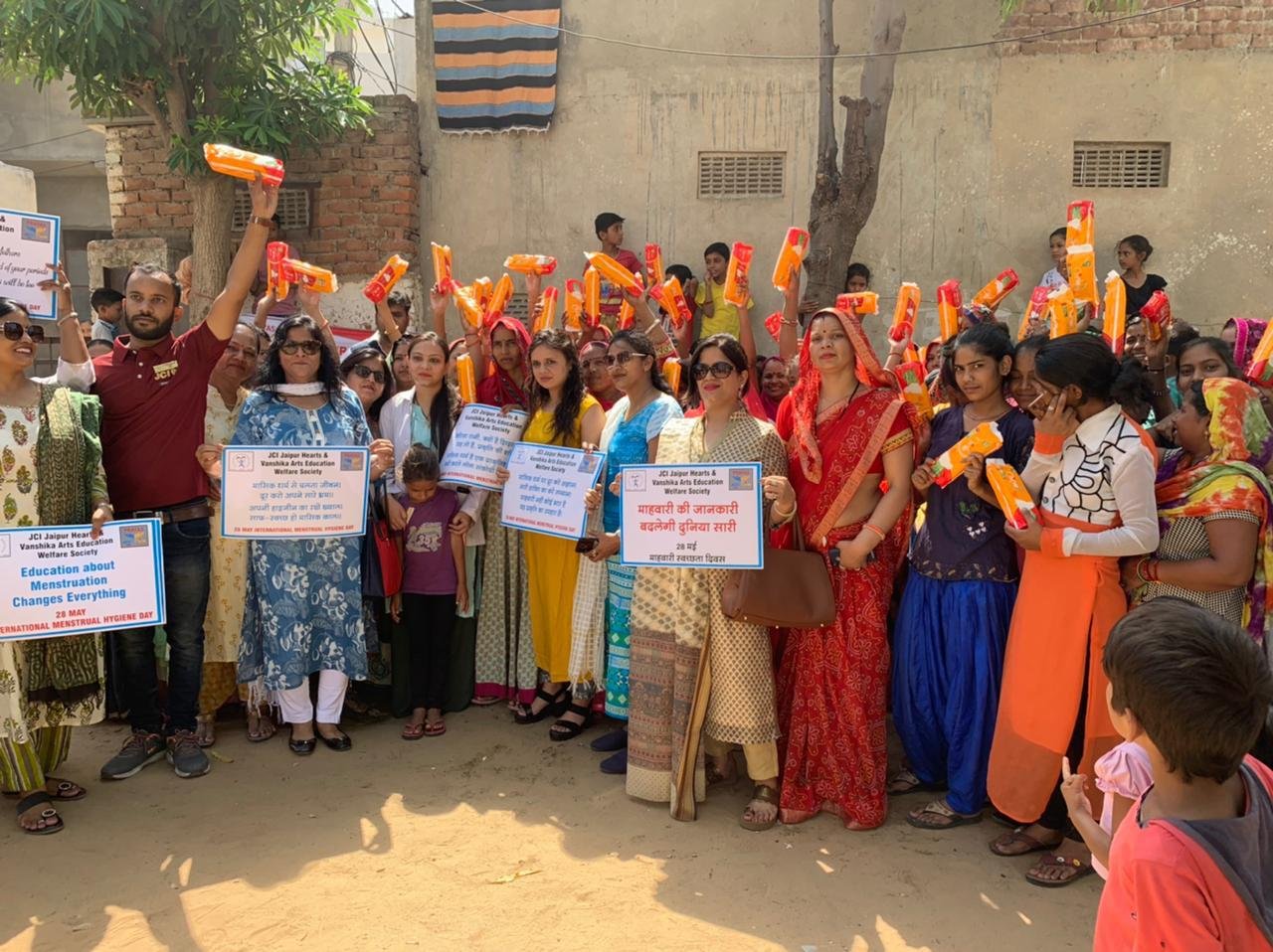 Laadli – Vanshika Arts menstrual hygiene awareness rally, Jaipur